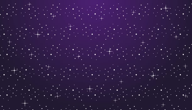 Night sky with star background vector