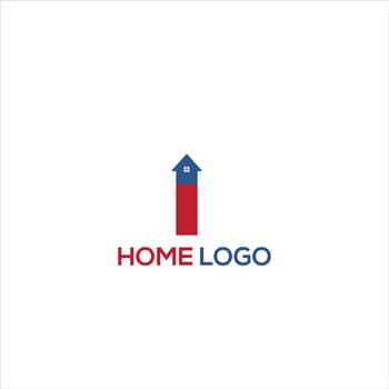real estate company branding house elegant word mark logo design vector