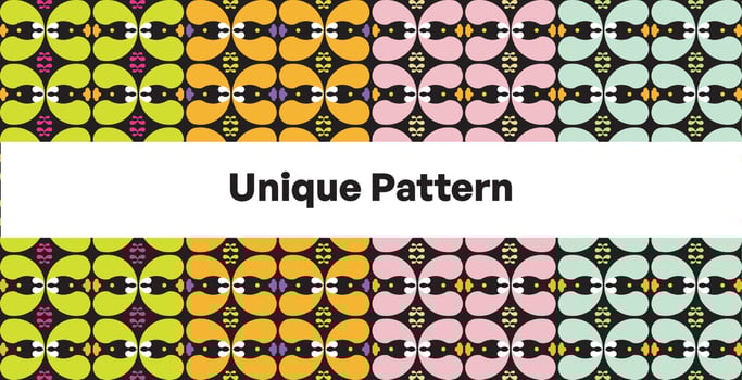 Unique Ethnic Pattern and Background for Textile Purpose vector