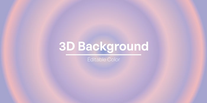 Editable Color 3D Rounded Background for anything vector