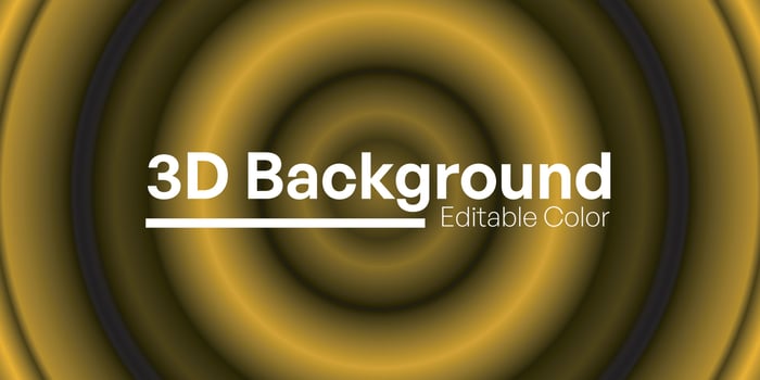 Editable Color 3D Rounded Background for anything vector