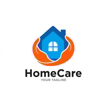 House Care Center Logo Template vector