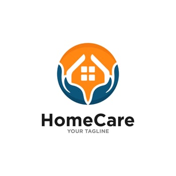 House Care Center Logo Template vector