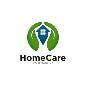 House Care Center Logo Template vector