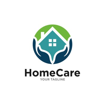 House Care Center Logo Template vector