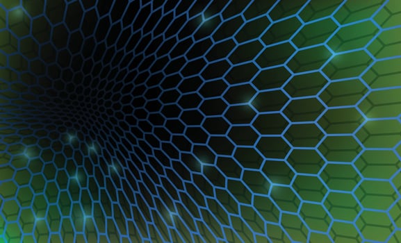 Abstract Futuristic Hexagon Background vector