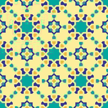 Abstract seamless patterns in Islamic style. vector