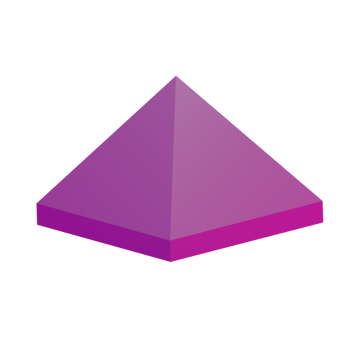 Pyramid Geometry 3D Illustrations png