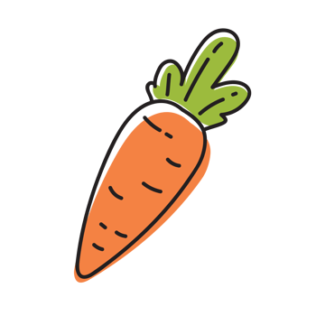 Carrot Vegetable Outline Illustration png