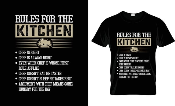 Chef t-shirt design, Chef t-shirt slogan and apparel design, Chef typography, Chef vector, Chef  illustration vector