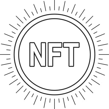 NFT Icon NFT Vector Illustration