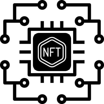 NFT Icon NFT Vector Illustration