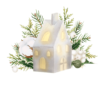Watercolor christmas clipart png