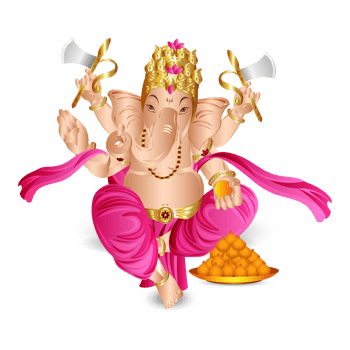 Happy ganesh chaturthi indian festival celebration background png