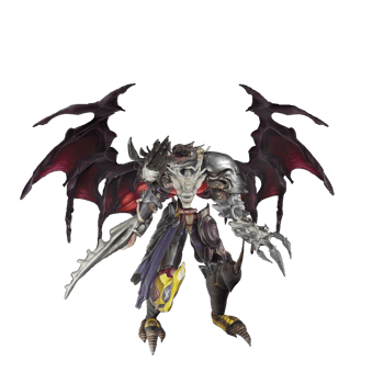 Monster character basic pose png