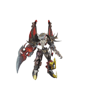 Monster character idle pose png