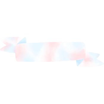 watercolor banner title png