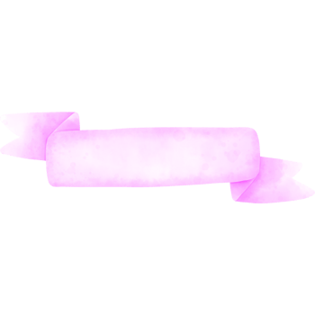 watercolor banner title png