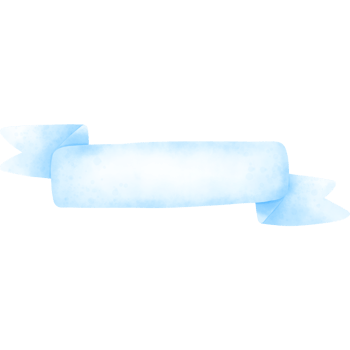 watercolor banner title png