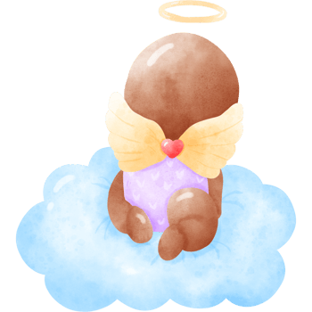 Angle baby on cloud png
