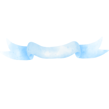 watercolor banner text head title png