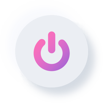 Neumorphic Power Icon, Neumorphism UI Button png