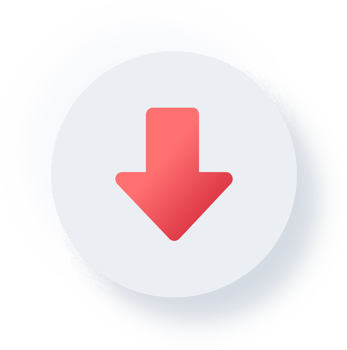 Neumorphic Down Arrow Icon, Neumorphism UI Button png