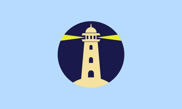 vector illustration of lighthouse. Can be used for anything related to oceanic, sea, sailor