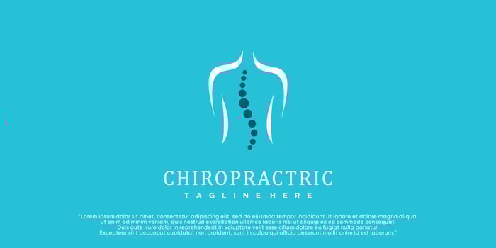 Chiropractic logo design spine logo template spinal icon backbone icon related to physio therapy Premium Vector