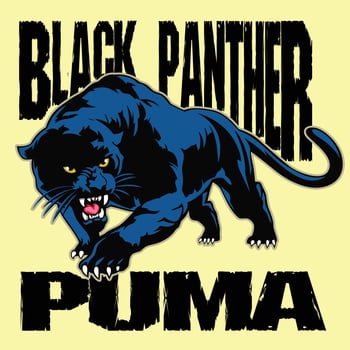 Black Panther a wild poster vector