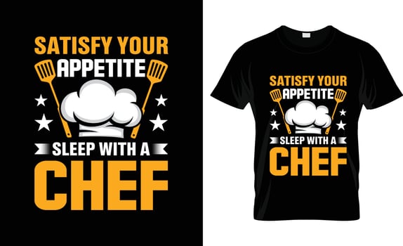 Chef t-shirt design, Chef t-shirt slogan and apparel design, Chef typography, Chef vector, Chef  illustration vector