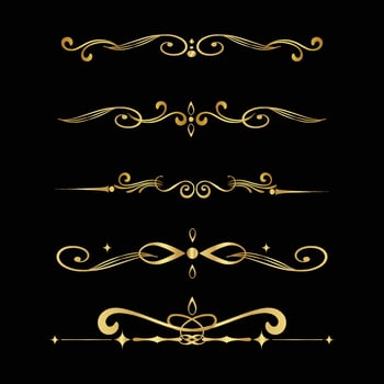 dividers collection design art vector
