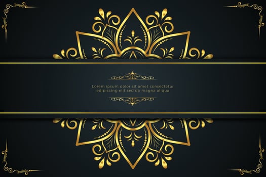 mandala luxury background vector