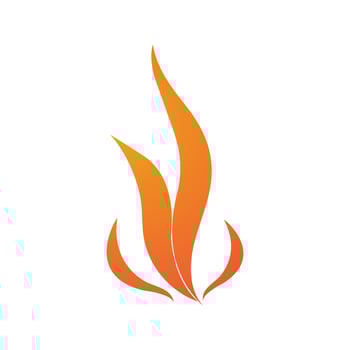 Fire flame Logo vector, Oil, gas and energy logo concept vector