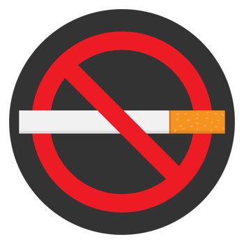 No smoking icon sign design transparent background png