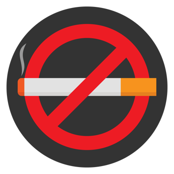 No smoking icon sign design transparent background png