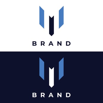 Abstract initial template logo minimalist letter M element.Symbol of modern, elegant, unique and luxurious geometry.Design for identity.brand. company business. vector