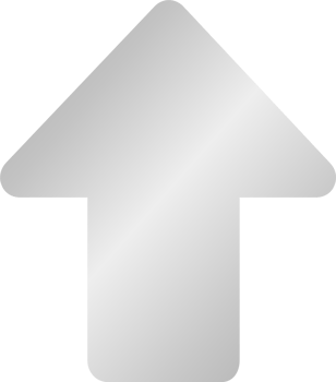 Silver Up Arrow Icon png