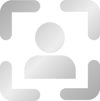 Silver Face ID Icon png