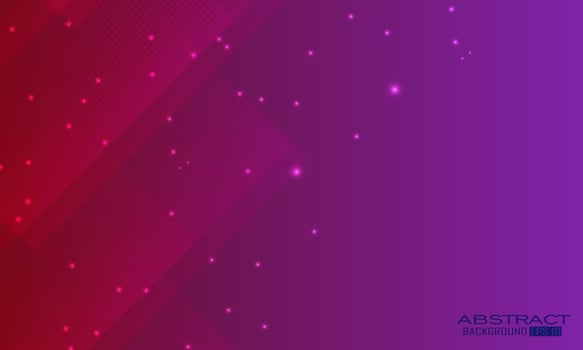 Abstract background with red and purple gradient shiny circles vector
