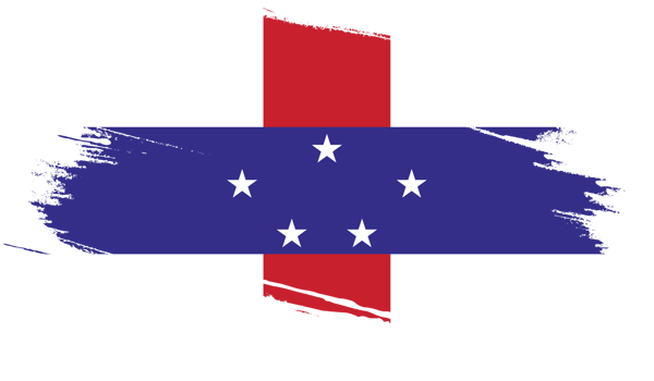 netherlands antilles flag with grunge texture png