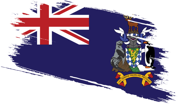 south georgia and the south sandwich islands flag with grunge texture png