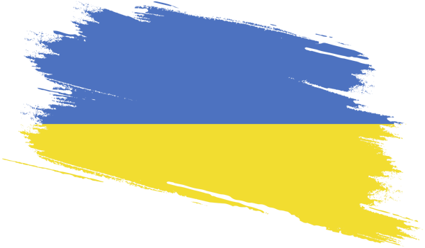 Ukraine flag with grunge texture png
