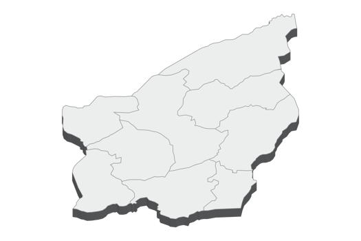 3D map illustration of San Marino png
