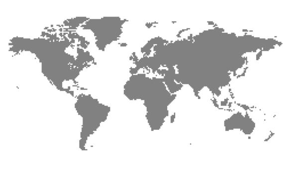 World map template with continents, North and South America, Europe and Asia, Africa and Australia png