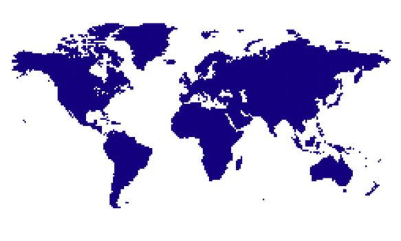 World map template with continents, North and South America, Europe and Asia, Africa and Australia png