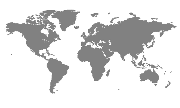 World map template with continents, North and South America, Europe and Asia, Africa and Australia png