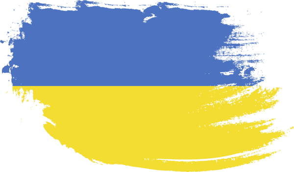Ukraine flag with grunge texture png