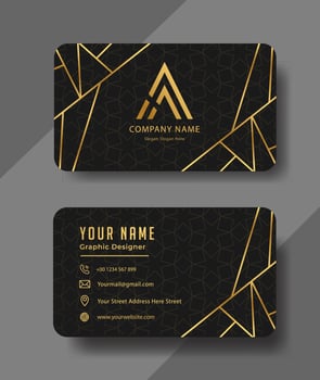 Elegant business card template for your business vector