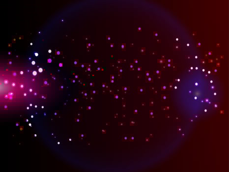 Sparkling magical fairy dust particles abstract particles and glitter color background vector